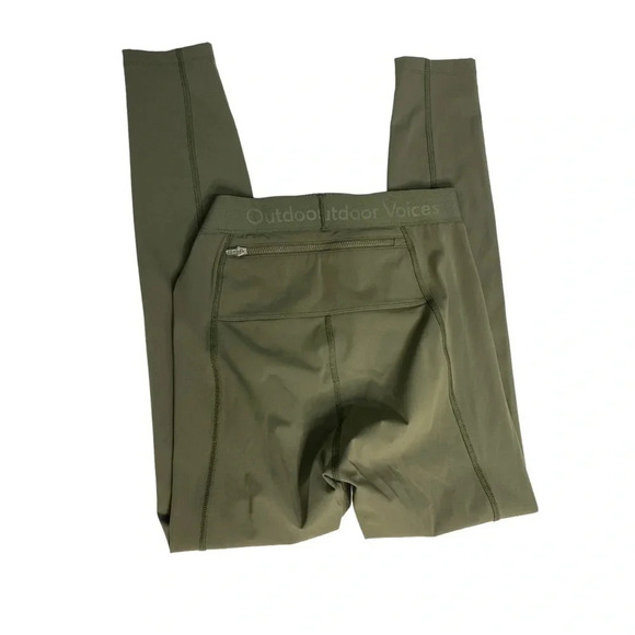 Outdoor Voices full length olive green legging size small - Picture 2 of 5